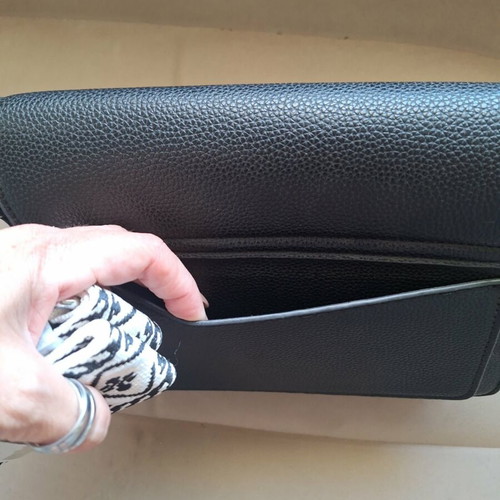 Women's crossbody bag, black, brand new with tag