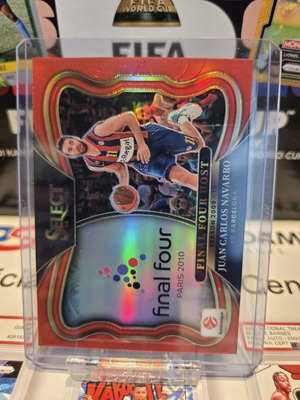 Panini Select Juan Carlos Navarro Final Four Host Red Prizm numbered 68/99