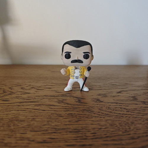 3D Print Pop Figure Freddy Mercury 7 cm hand-painted, like new