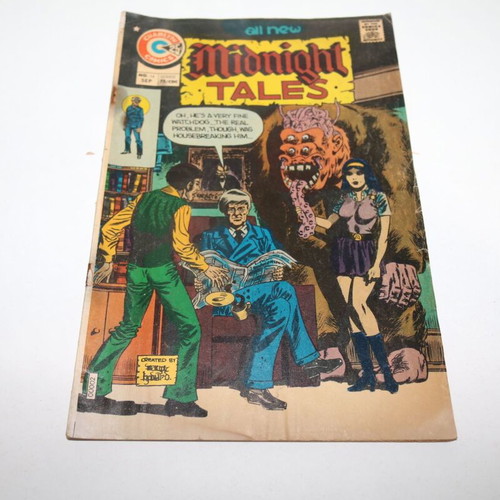 Midnight Tales #14 Charlton Comics comic book used