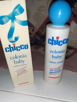 Chicco Colonia Baby collectible children's cologne used