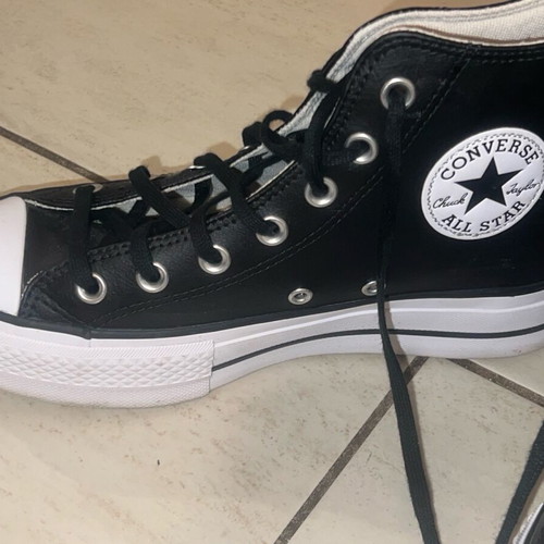 Converse All Star Chuck Taylor Lift Hi leather boots new, size 37, black