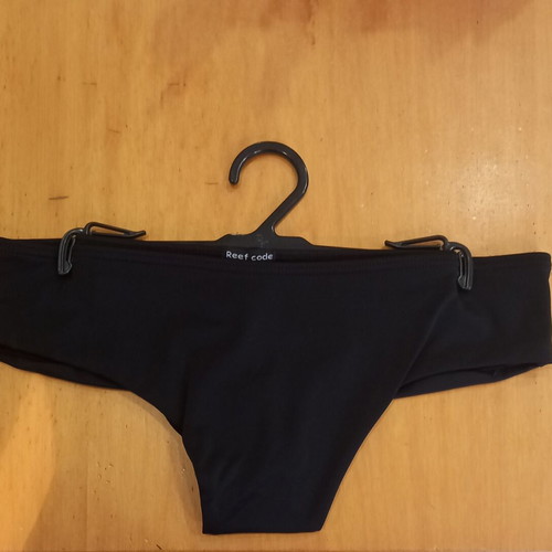 Black Bikini Bottom with Scrunch Butt New by Rock Club