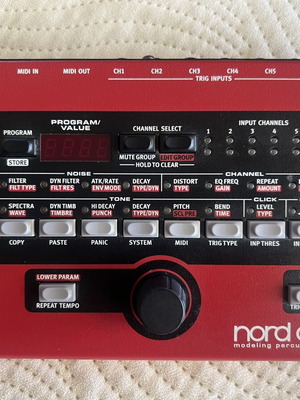 Nord Drum 2 percussion modeling synthesizer like new
