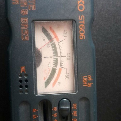 Seiko ST606 Guitar and Bass Tuner used, vintage model
