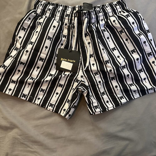 Palm Angels XL Swimshorts new, black and white