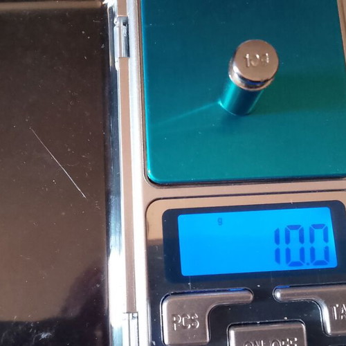 Plastic jeweler's scale 10 grams new precision