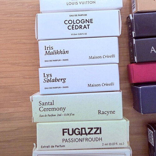 Louis Vuitton & Xerjoff Discovery Set tester, 19 perfume samples