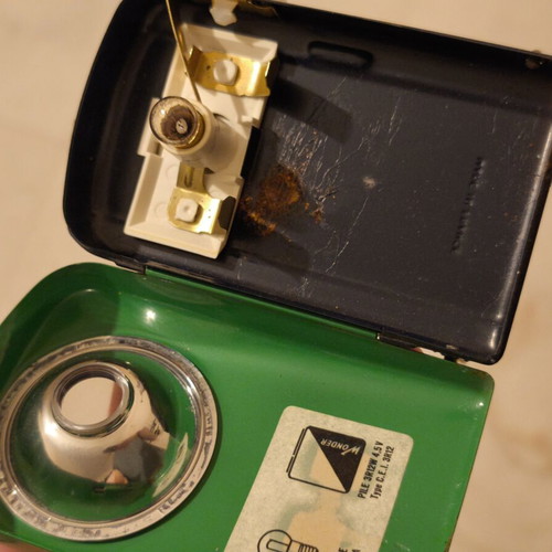 Collectible flashlight used, old and functional