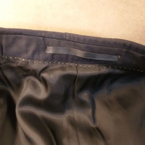 Men's navy blazer jacket size 48 Italian tailoring