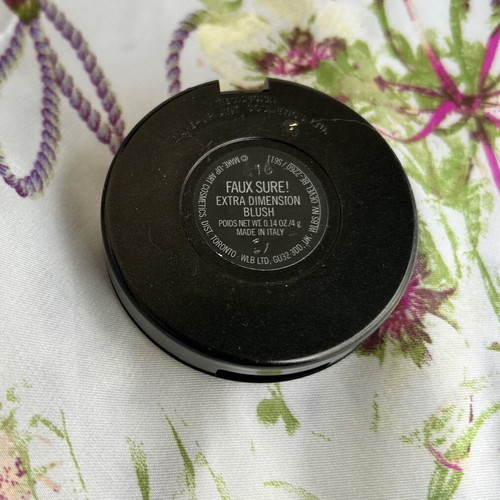 Mac blush Faux Sure like new with shimmer