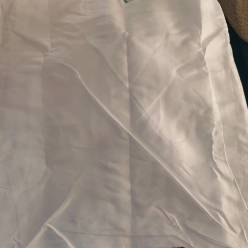 Set of 8 white pillowcases 40x40 cm new