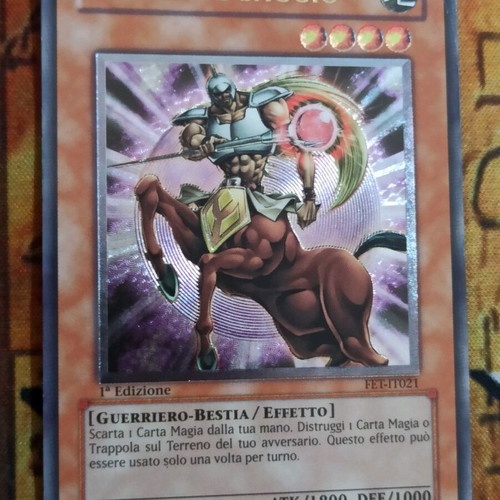 Chiron The Mage Yu-Gi-Oh! card like new, Ultimate Rare 1st Italian