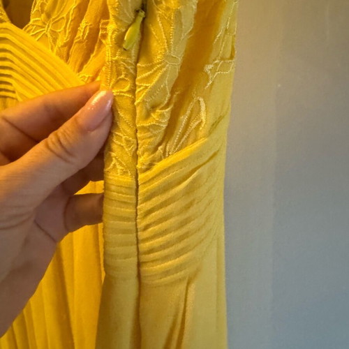 catherine malandrino yellow sequin dress Catherine Malandrino Girl's Dress Size 5 5T Yellow White Floral Summer Sundress
