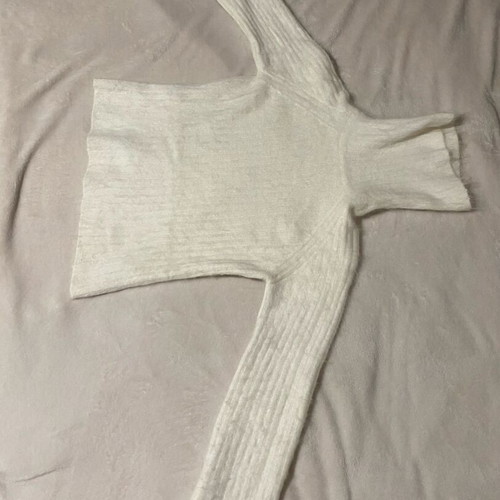 Zara turtleneck sweater like new, white, size M