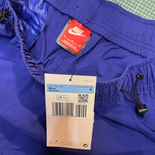 Nike Tech Woven Oversized men's pants new, size M, blue-black