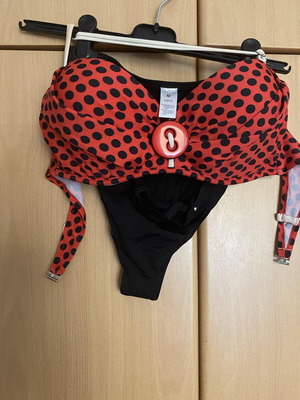 Swimsuit like new, multicolor, top size 54-56, bottom Medium