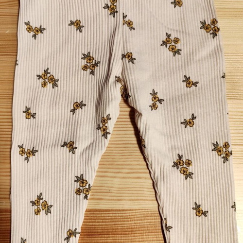 Floral leggings LCW 74-80 cm like new