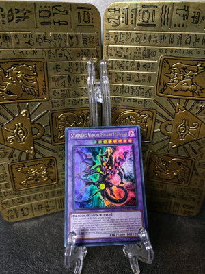 Starving Venom Fusion Dragon Ultra Rare YuGiOh Κάρτα σαν καινούργιο