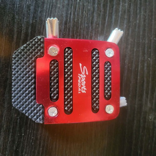 Sport car pedals red like new