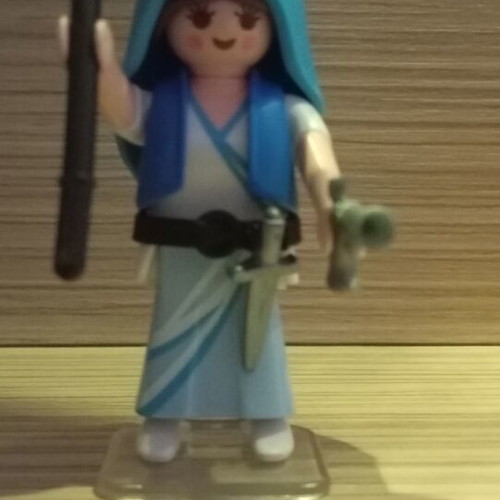 Playmobil Woman Revolution 1821 like new, holding flag