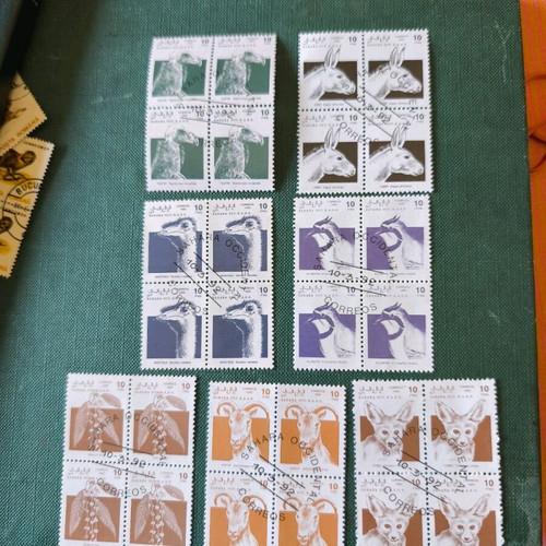 Desert Animals Stamp Set used, 28 Sahara Occ. 1992
