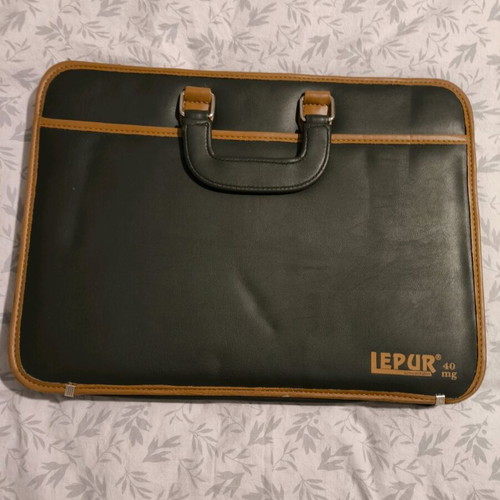 Leather briefcase used