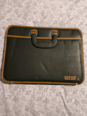 Leather briefcase used