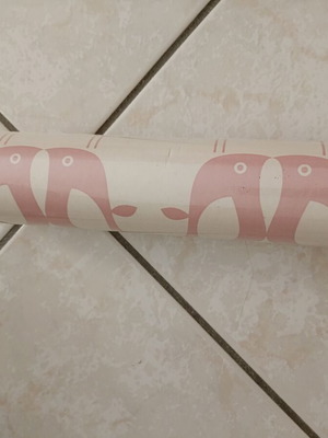 Isak wallpaper with pink penguin pattern 10m x 52cm new