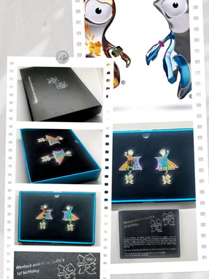 Limited edition collectible pins London 2012 Olympic and Paralympic Games new