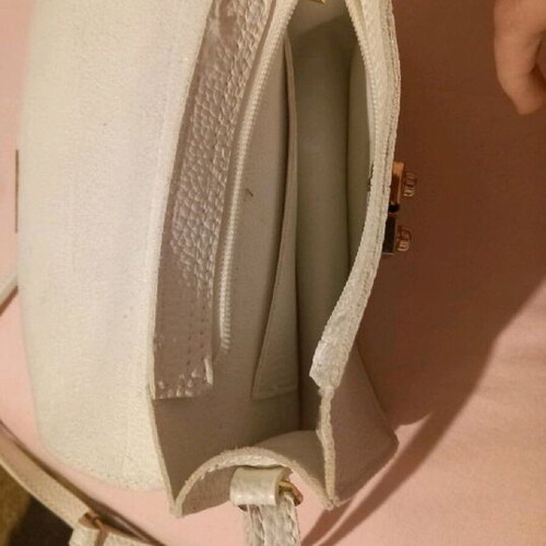 White crossbody bag like new