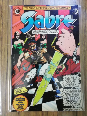 Comics Sabre used, Eclipse Comics issue 3