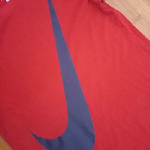 Nike short-sleeve shirt like new, red, size S