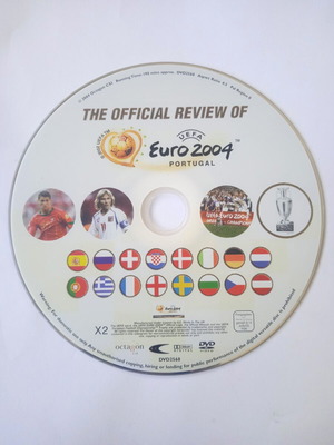 UEFA Euro 2004 Official Review DVD like new, authentic