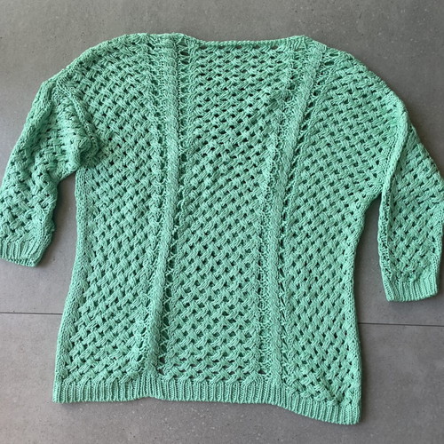 Zara knitted women's blouse with 3/4 sleeve, like new, size M 38