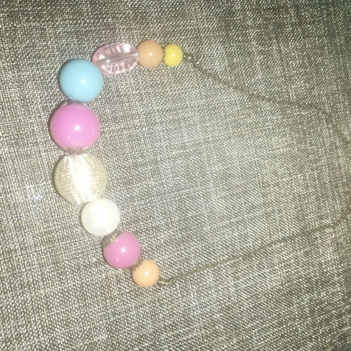 Colorful necklace and earrings set
