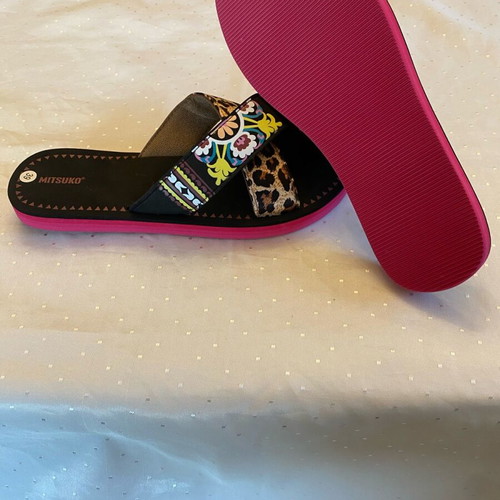 Mitsuko sandals new with floral and animal print designs size 39