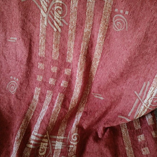 Sofa throw set used, 2 pieces, reversible