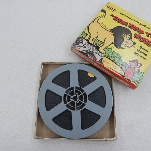 From Hand to Mouse 8mm film used, Castle Films 1960s with original box