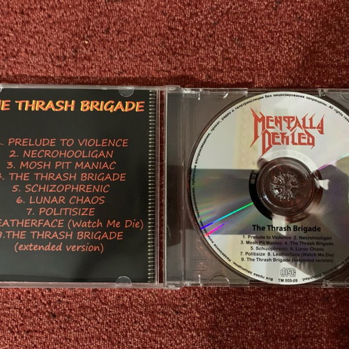 Mentally Defiled The Thrash Brigade CD like new, Greek thrash metal