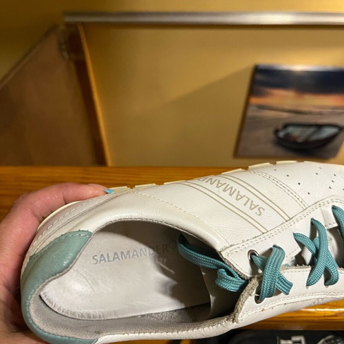 Salamander women's shoes used, white leather, size 39