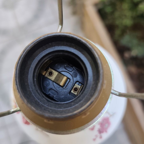 Large Chinoiserie Imperial Lamp used, E27 socket