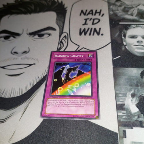 Rainbow Gravity trap card used