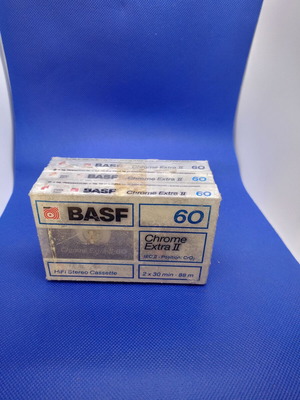 Κασέτες ήχου BASF Chrome Extra II 60 λεπτών, πακέτο 3