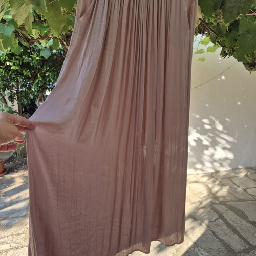 Maxi satin skirt Zara like new, pink, size M