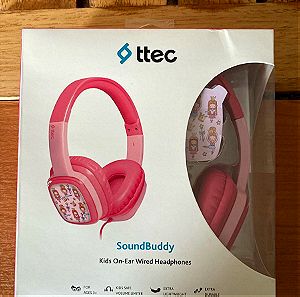 TTEC SOUNDBUDDY- Ενσύρματα Παιδικά Ακουστικά Κεφαλής ΡΟΖ