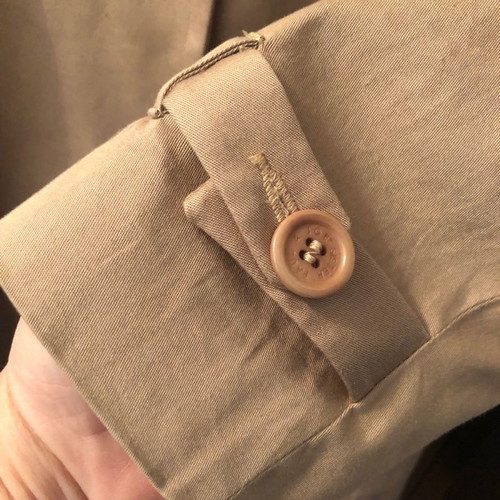 Paul & Joe Sister cotton gabardine coat used, beige size 42