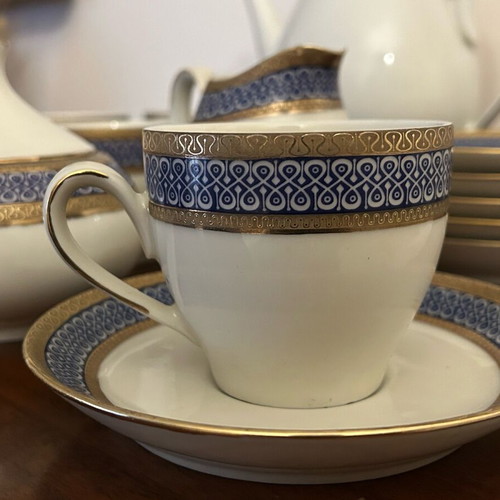 Scherzer Bavaria Germany Tea Set porcelain, new