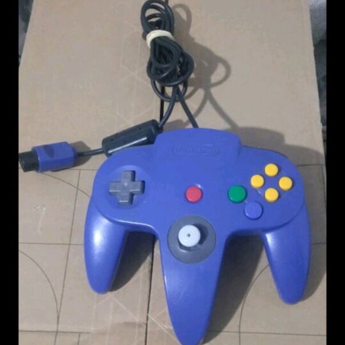 N64 joysticks used, pack of 4, black blue gray