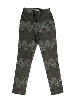 Στενό παντελόνι snakeskin μέγεθος S σαν καινούργιο, πολύχρωμο